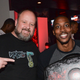 Aaron Greenberg and Atlanta Hawks Center Dwight Howard attend the Gears Of War 4 launch event at Studio No. 7 on October 10, 2016 in Atlanta, Georgia.